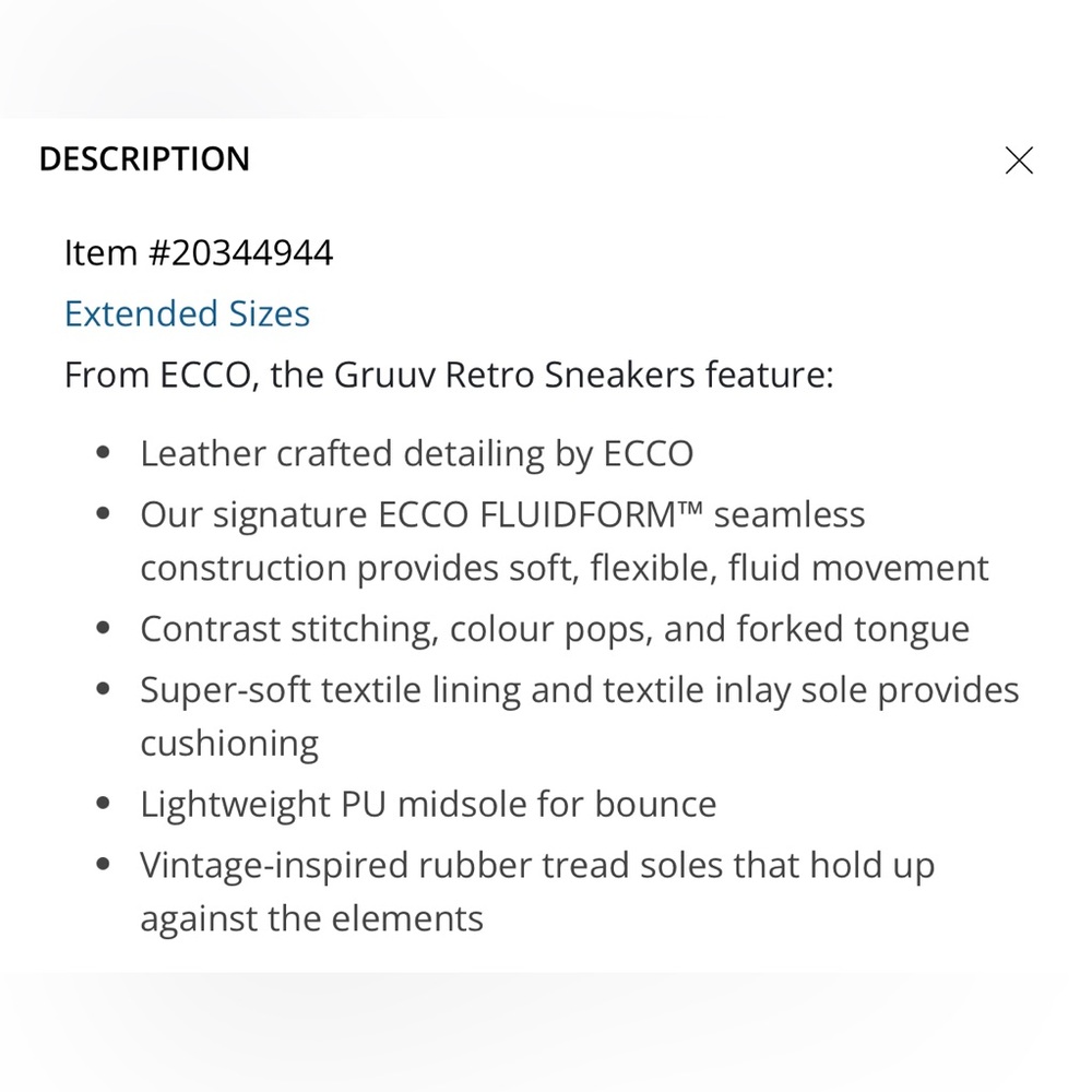 ECCO Gruuv Retro Leather Sneakers - Picture 10 of 10